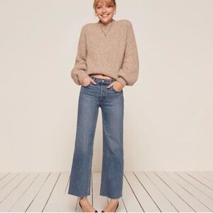 Reformation Fawcett Jeans in Celtic. Size 25